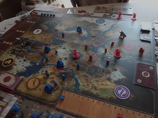 Scythe, gameboard, gameplay