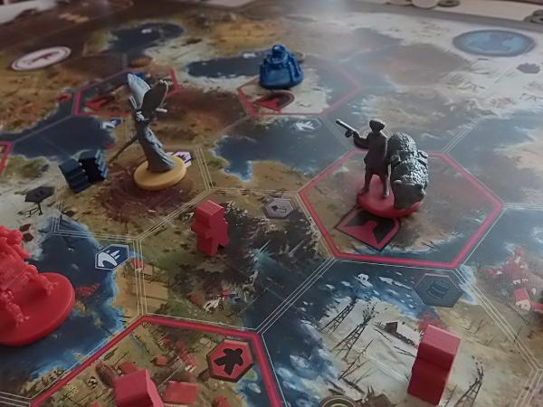 Scythe, gameboard, characters