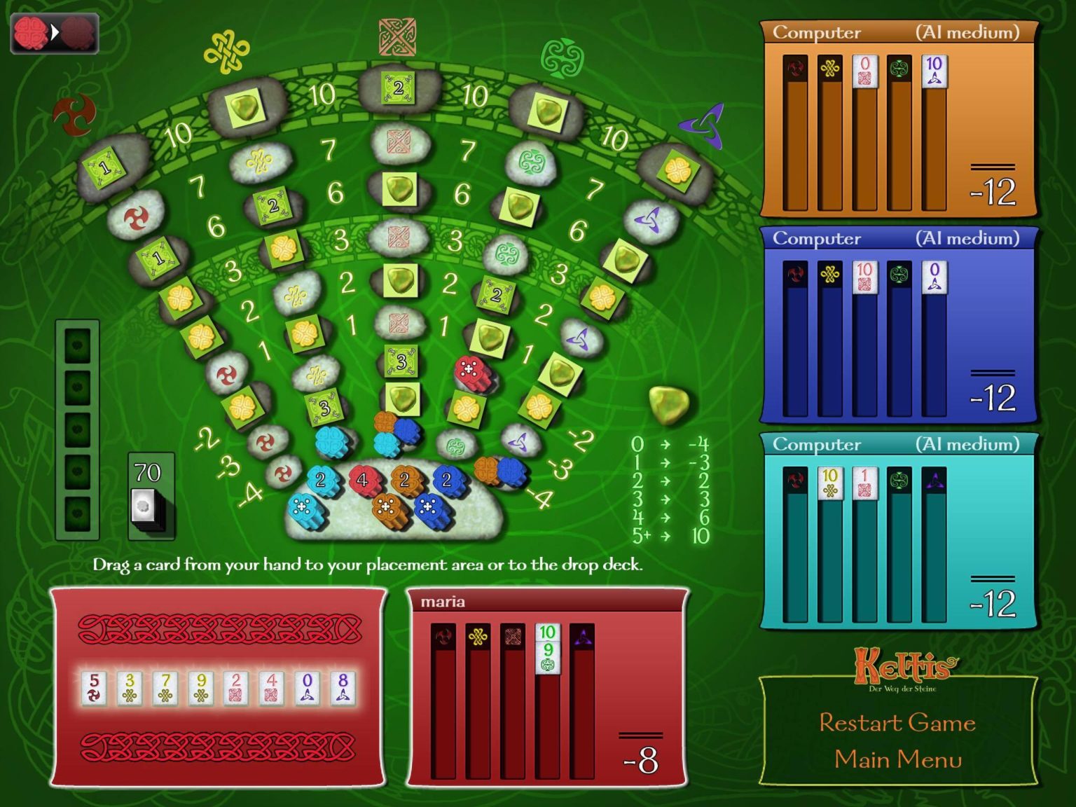 Keltis HD Review (iPad) Board Game Maniac
